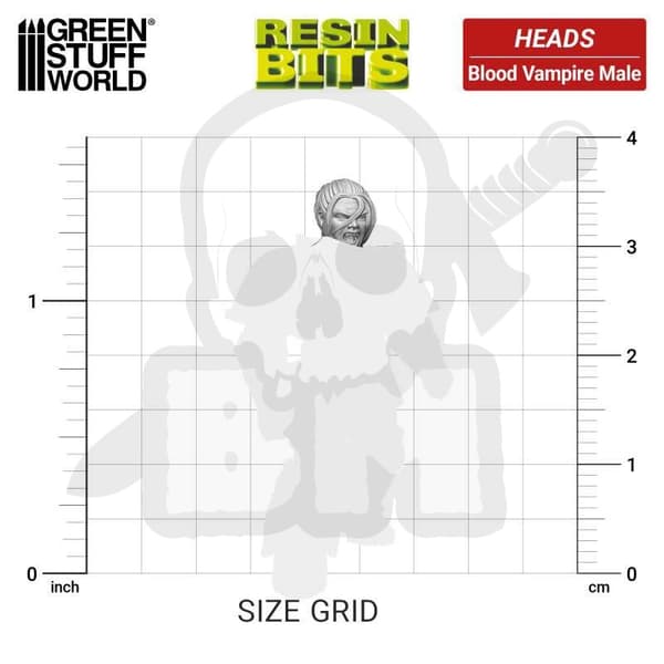 GSTU529851 3D-tryckt Dakka Bloo Vampire Man Head