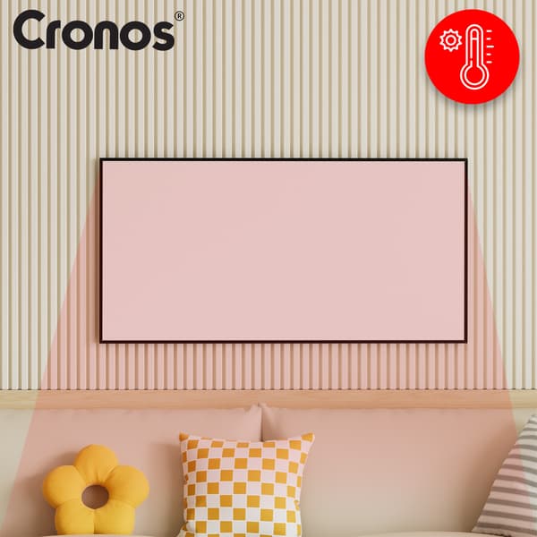 Cronos Carbon P1000TWP Sort Ramme IR Varmepanel