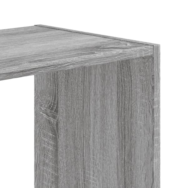 vidaXL hylde, grå Sonoma-eg, 68,5x32x68,5 cm
