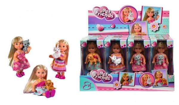 Evi med et kæledyr, 3 typer