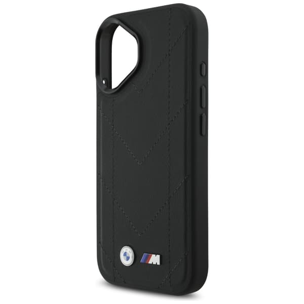 BMW M Quiltet Logo MagSafe-cover til iPhone 17, sort