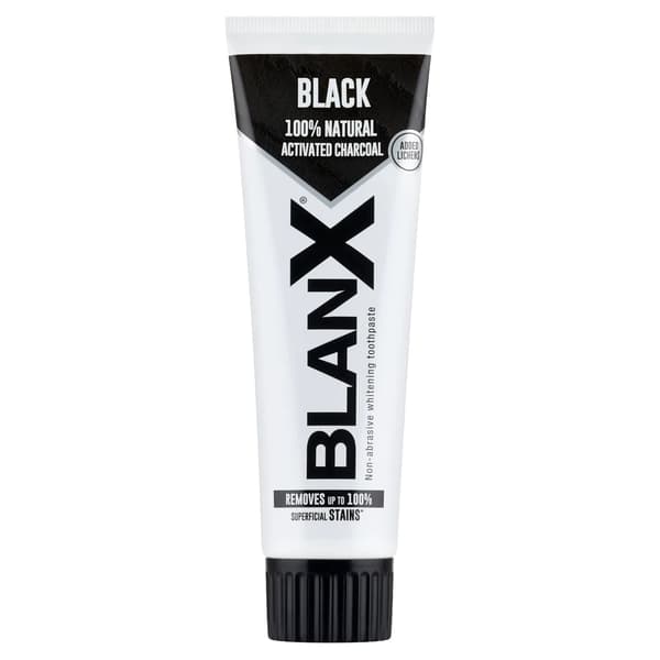Blanx Black Charcoal Black -hammastahna - valkaiseva 75ml