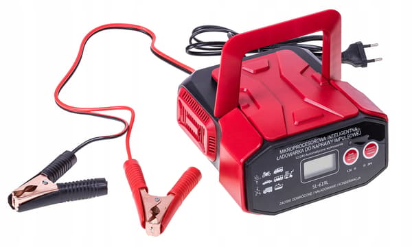 Bilbatterioplader 24V 12V 30A AGM START-STOP