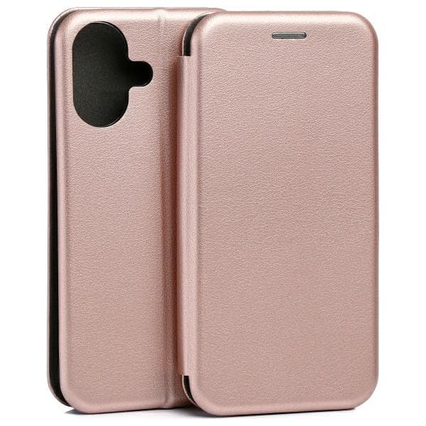 Beline Book Magnetisk Etui til iPhone 17, Rosaguld
