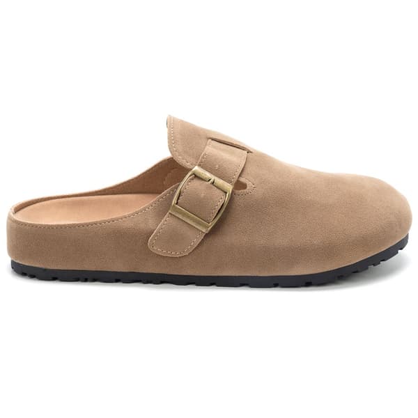 Damflip-flops i mocka, stängda, khaki, Elite 36