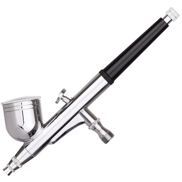 KOMPRESSOR TIL AIRBRUSH, MODELLERING, KOSMETIK, AUTO STOP, JUSTERING