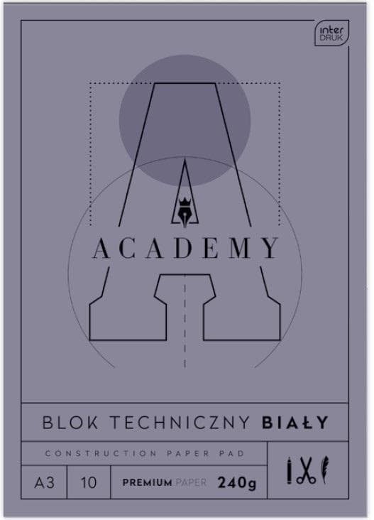 Tekniskt block A3/10K Academy (10 st)