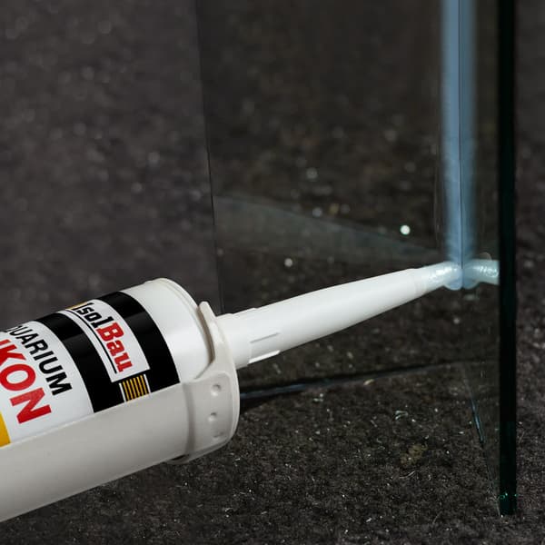 IsolBau Sort Akvariesilikone 12 x 300ml