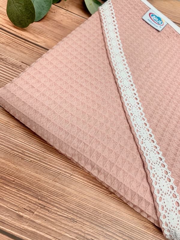 Badrock 100x100 Boho kollektion spets puderrosa