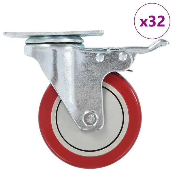 vidaXL 32 svänghjul, 100 mm