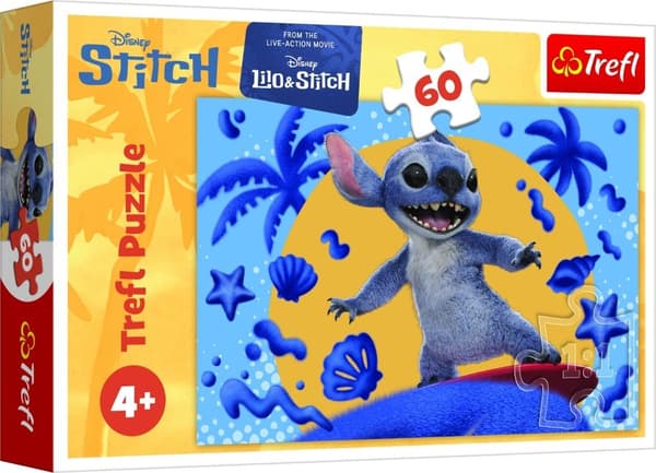 Puslespil 60 dage med Stitch TREFL