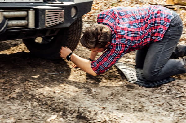 Gummimåtter til: Citroën C4 I coupé, hatchback (2004-2010) - sorte, monteret