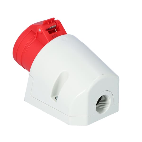 Fast stikkontakt 16A 400V 3P+Z+N IP44