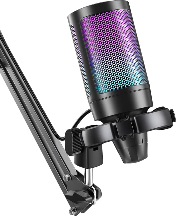 Fifine A6T USB svart kondensatormikrofon