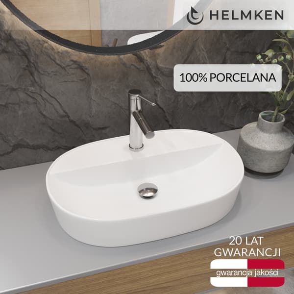 Helmken 46060000 Bordvask (60x40) Hvid
