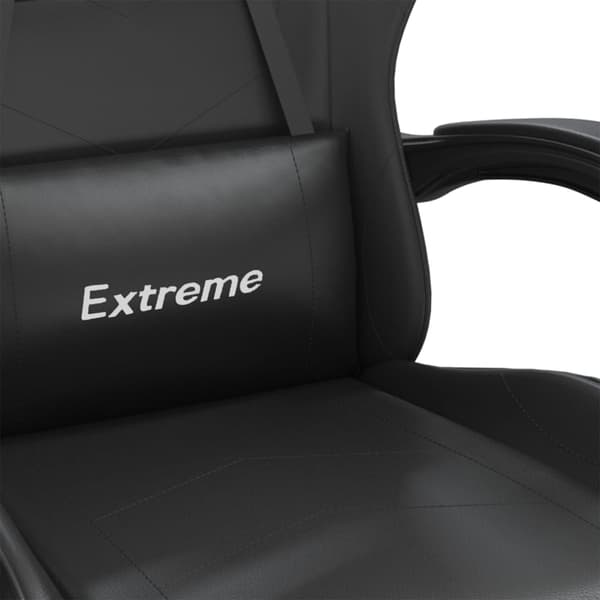 vidaXL Gamingstol, svart, konstläder