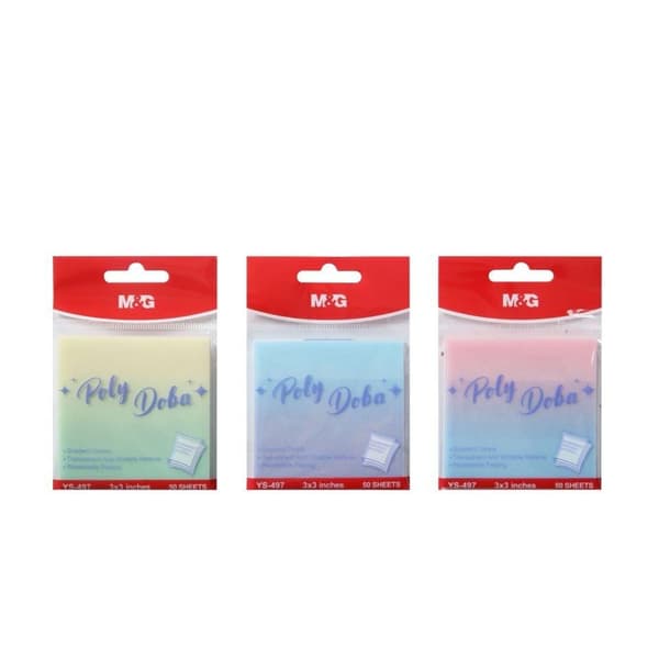 Sticky notes med gradientfarve, 50 ark, mix