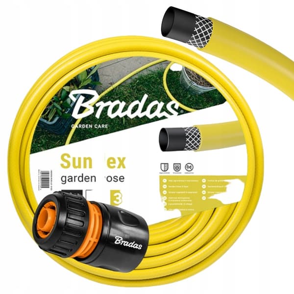 SUNFLEX trädgårdsslang 1/2" - 50m och snabbkoppling