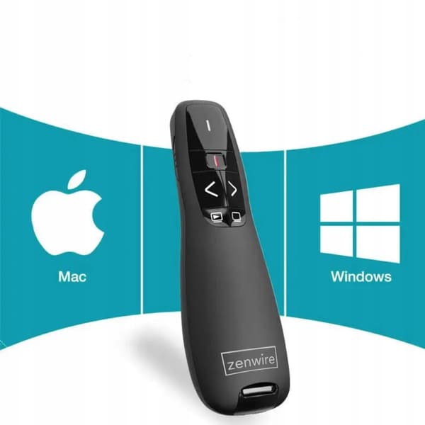 Zenwire S15 trådløs laserpointer præsentationsfernbetjening USB-laser