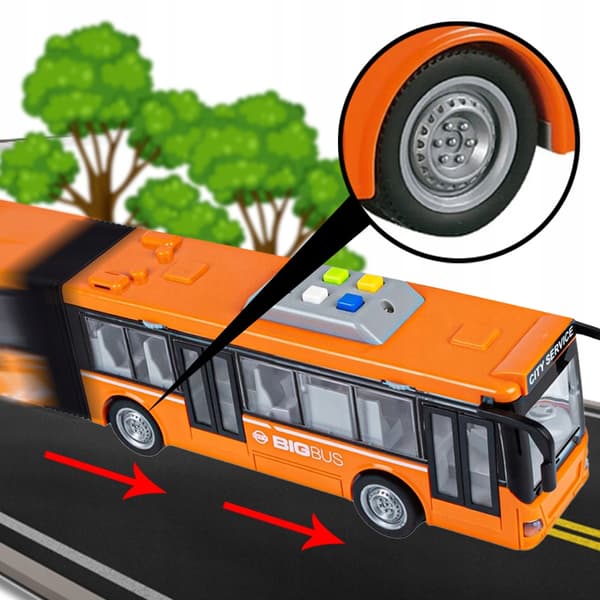 Leddelt bybus lydlys åbner døre Z1053