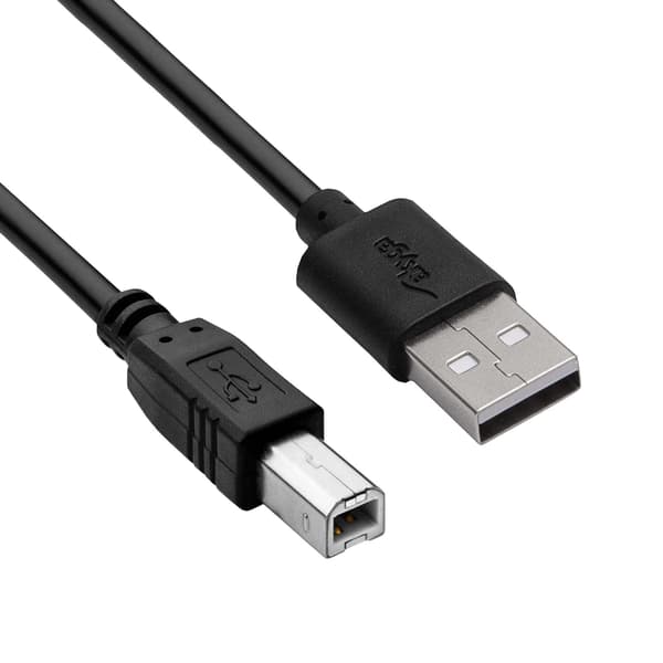 USB A - USB B 2.0-kabel til Akyga AK-USB-12 scannerprinter Kabel 3 m