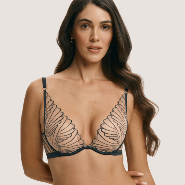 Esotiq NOUGAT push-up -rintaliivit | harmaa 65F
