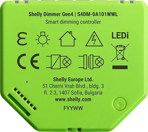 Shelly Dimmer Gen4 lysdæmper