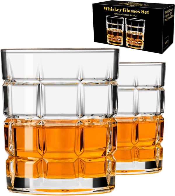 Whisky-romglas 300ml sæt med 2