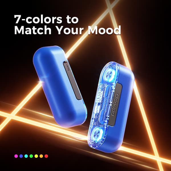 Ocoopa UT2s GamerPro powerbank 2x5000 mAh 18W LED sort