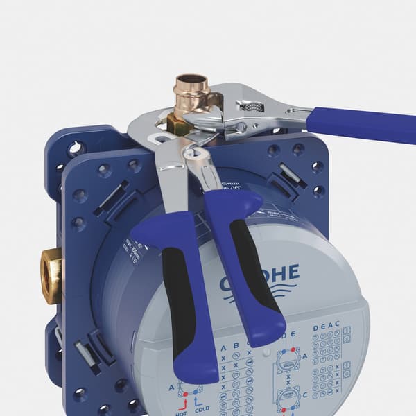 Rapido SmartBox skjult element - universal, 1/2", installationsdybde