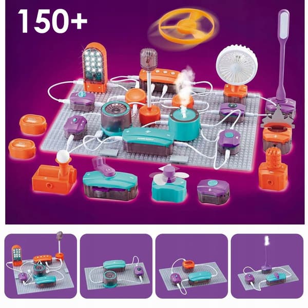 Opetuspakkaus Little Electronics 53 osaa / 150 koetta Z3398