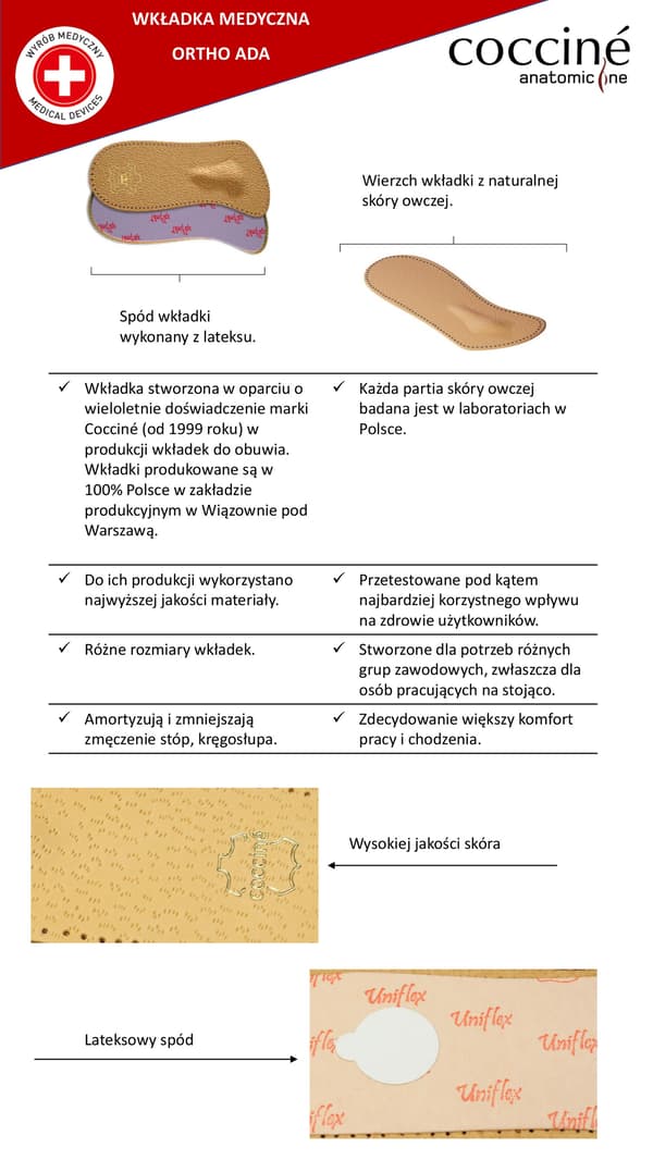 Ennaltaehkäisevät insertit - COCCINE ADA 35-36