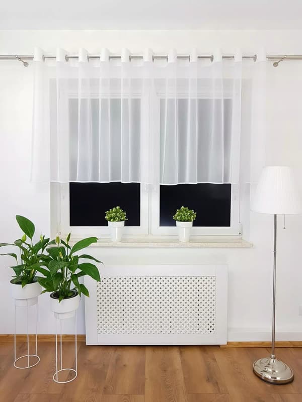 Valmis voile-verho silmukoilla 400x110cm