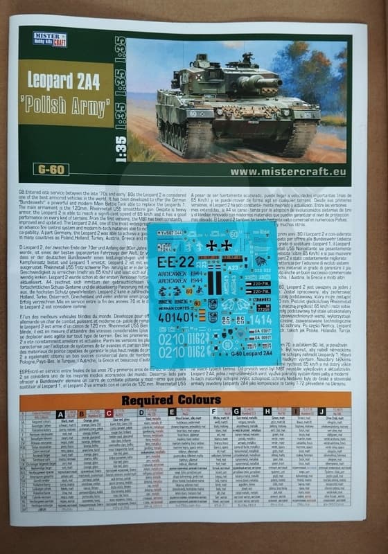 MCRG60 Leopard A2A4 1:35