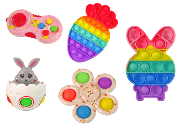 Fidget Toys Pop It påskelegetøjssæt 25 dele