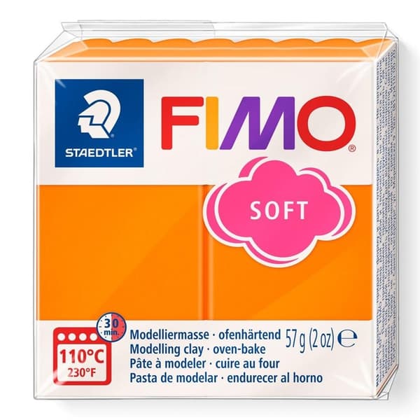 Fimo polymer ler 57g mandarin