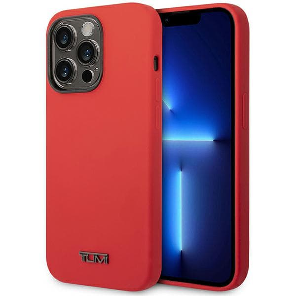 Tumi Flydende Silikone Etui til iPhone 14 Pro Max, Rød