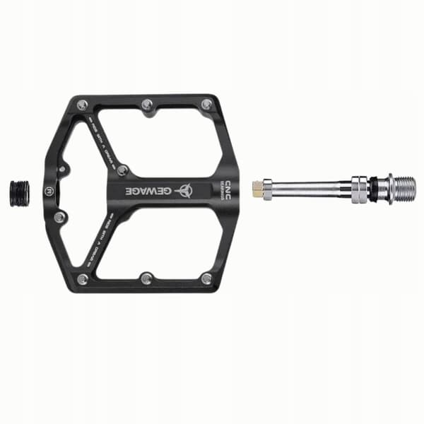 Gewage Aluminium Platform Cykelpedaler 3 Forseglede Lejer Gul