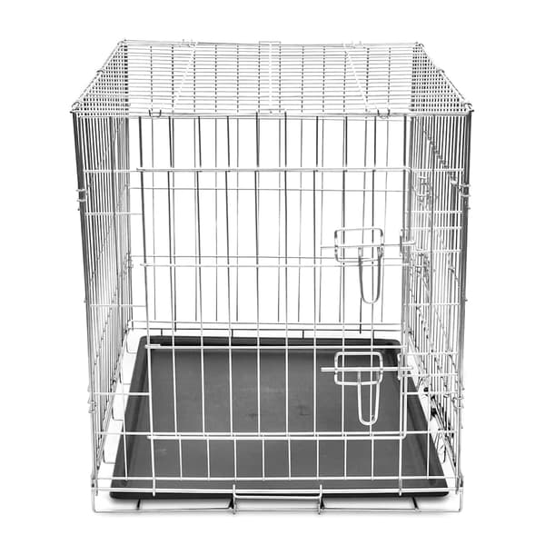vidaXL foldbart metalhundebur størrelse M