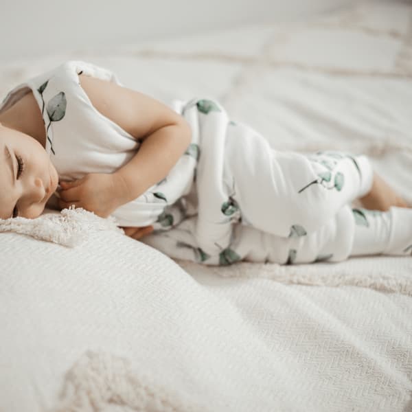 Sovsäck med ben M (3-5 år) Eukalyptus
