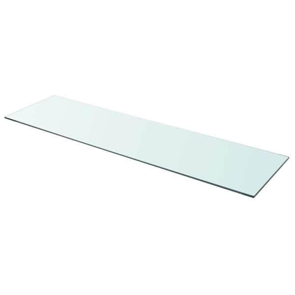 vidaXL Kirkas lasilevy 110x30 cm