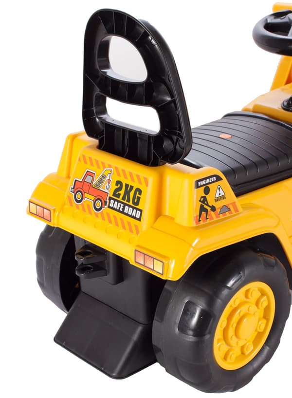 Ride-on bulldozer med potte