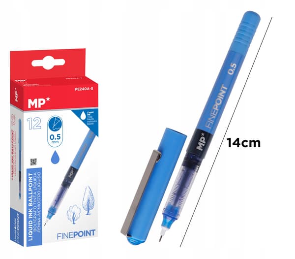 Finepoint 0,5 mm fineliner MP PE240A-S Blå