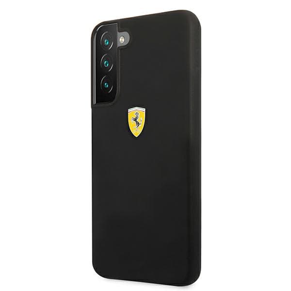 Ferrari On Track Silikone Etui til Galaxy S22+, Sort