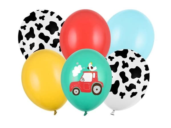 Maatilailmapallot 30cm 6kpl