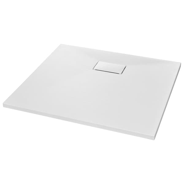 vidaXL Duschkar, SMC, Vit, 90 x 80 cm