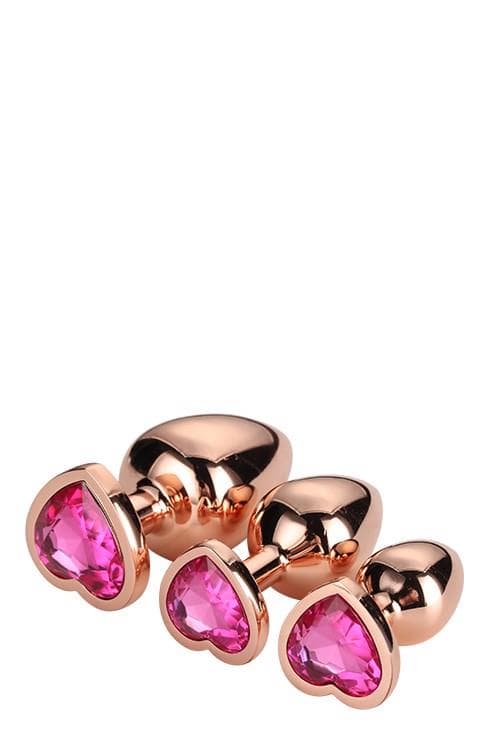 GLEAMING LOVE ROSE GOLD PROP SÆT