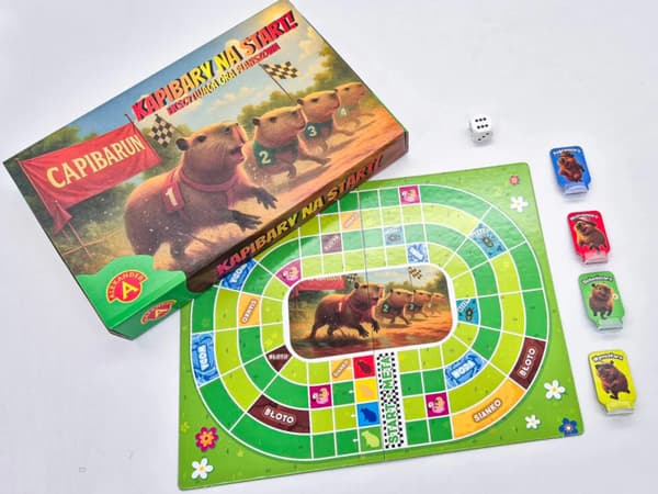 Alexander Capybara Brädspel Start Familjekapplöpning Capybara 5+