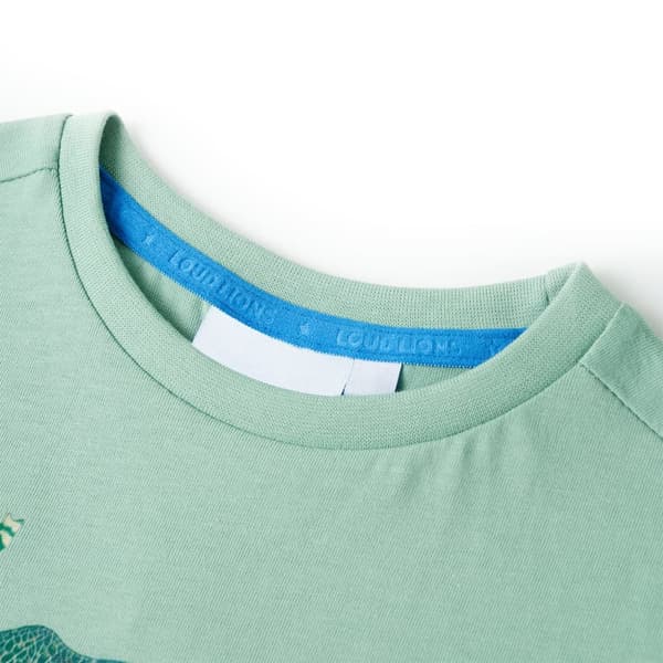 Børne-T-shirt, lys khaki, 104