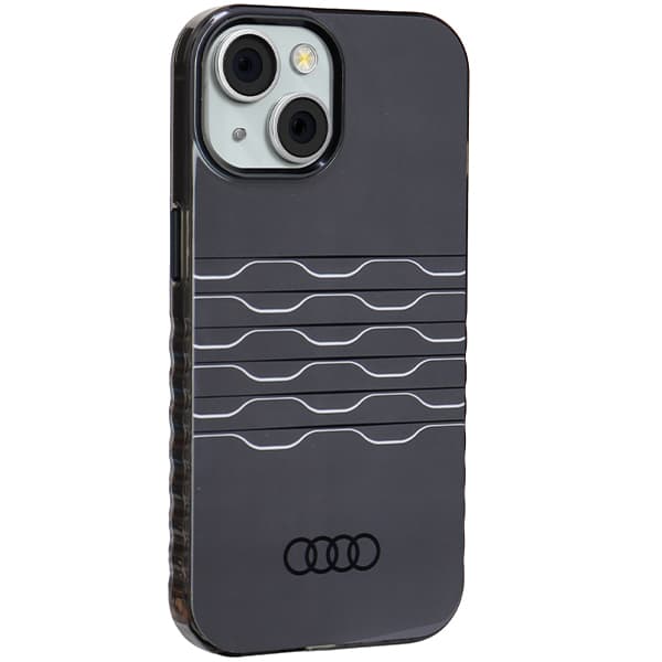 Audi IML MagSafe -kotelo iPhone 15:lle, musta